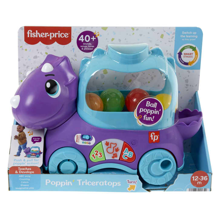Fisher Price jucarie interactiva Prieten Dino cu mingi 12-36 luni
