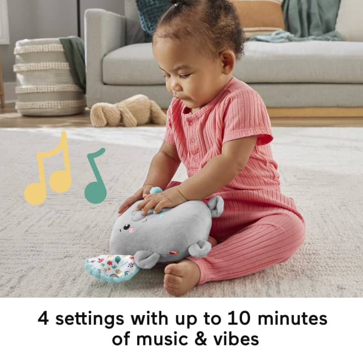Fisher Price jucarie muzicala plus cu vibratii Prietenul Elefant 0m+