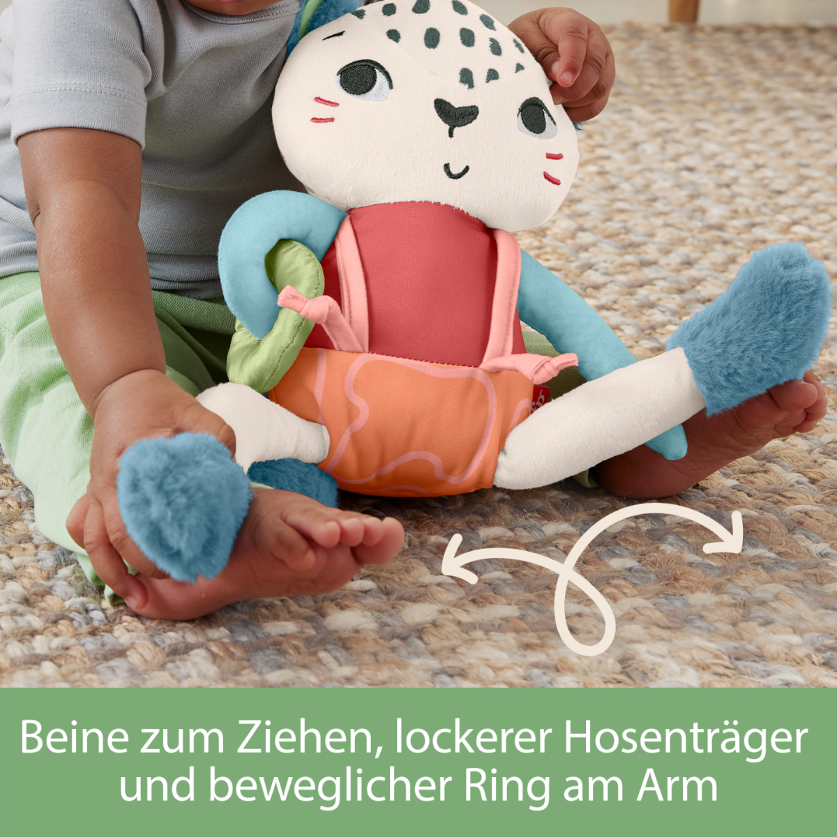 Fisher Price jucarie plus 3m+ Snow Leopard