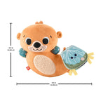 Fisher Price jucarie plus senzoriala 2in1 Rockin’ Tummy Time Otter 0m+ Vidra