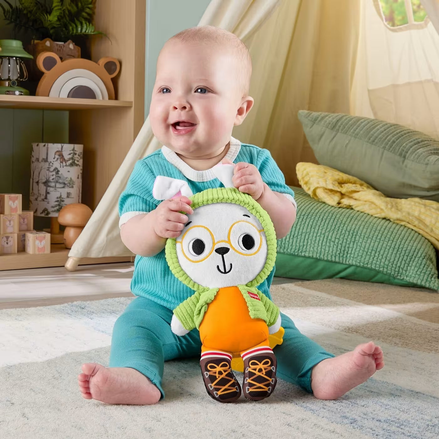 Fisher Price jucarie plus senzoriala cu sunete Cuddle Chime Bunny 6m+