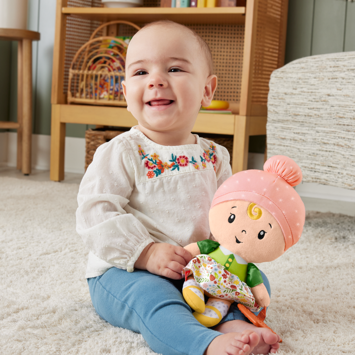 Fisher Price jucarie senzoriala prima mea papusa 6m+ Rainbow