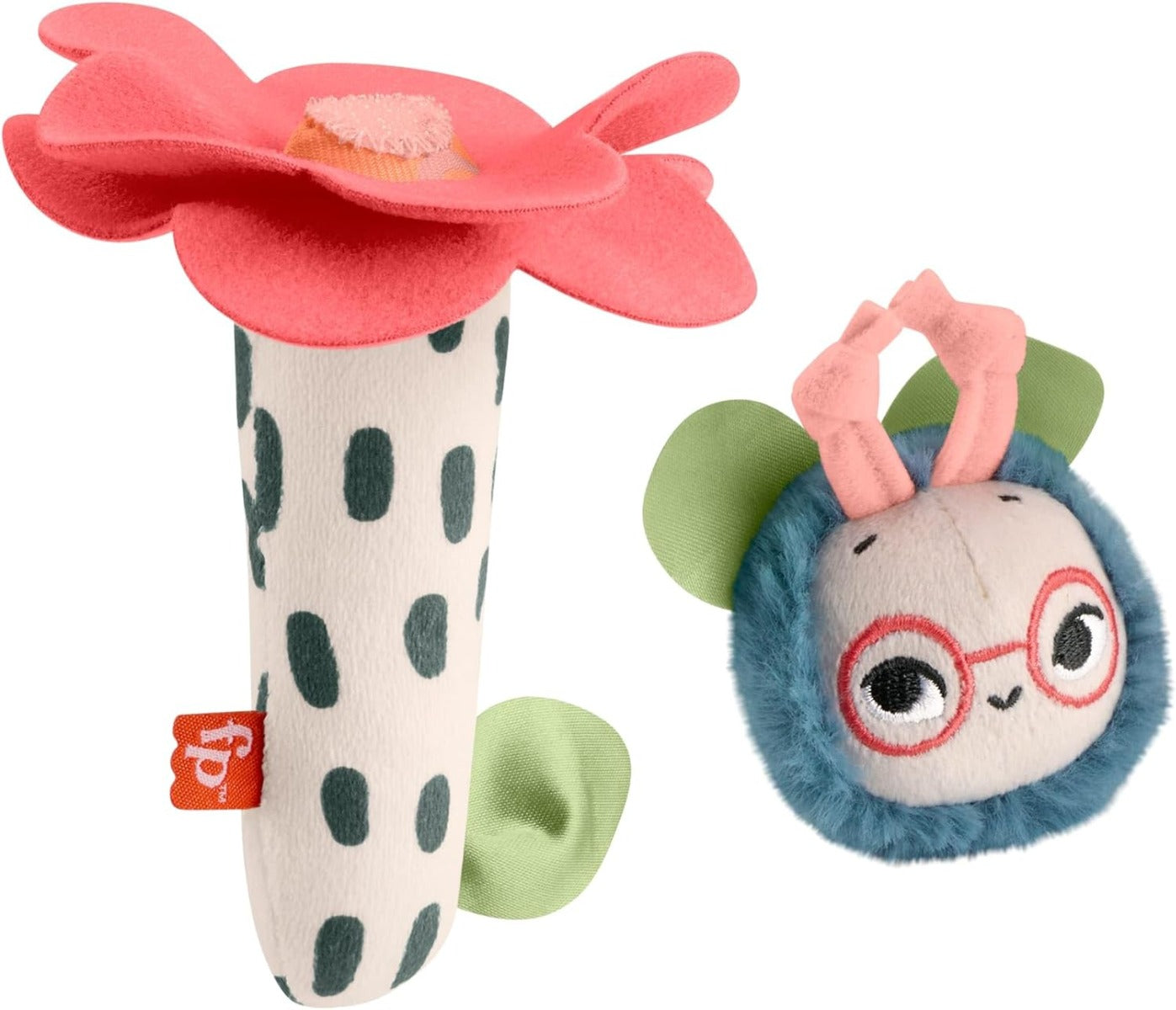 Fisher Price jucarie zornaitoare albina Planet Friends Shake ‘n Rattle Busy Bee 3m+ Imagine principală a produsului