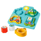 Fisher Price puzzle cu forme, vehicule, lumini si sunete 9m+