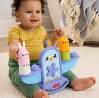 Fisher Price jucarie Stack and Rattle Birdie 6m+