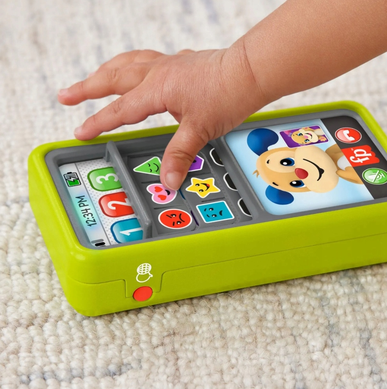 Fisher Price telefon intercativ primul meu smartphone 9-36 luni Limba englez asi maghiara