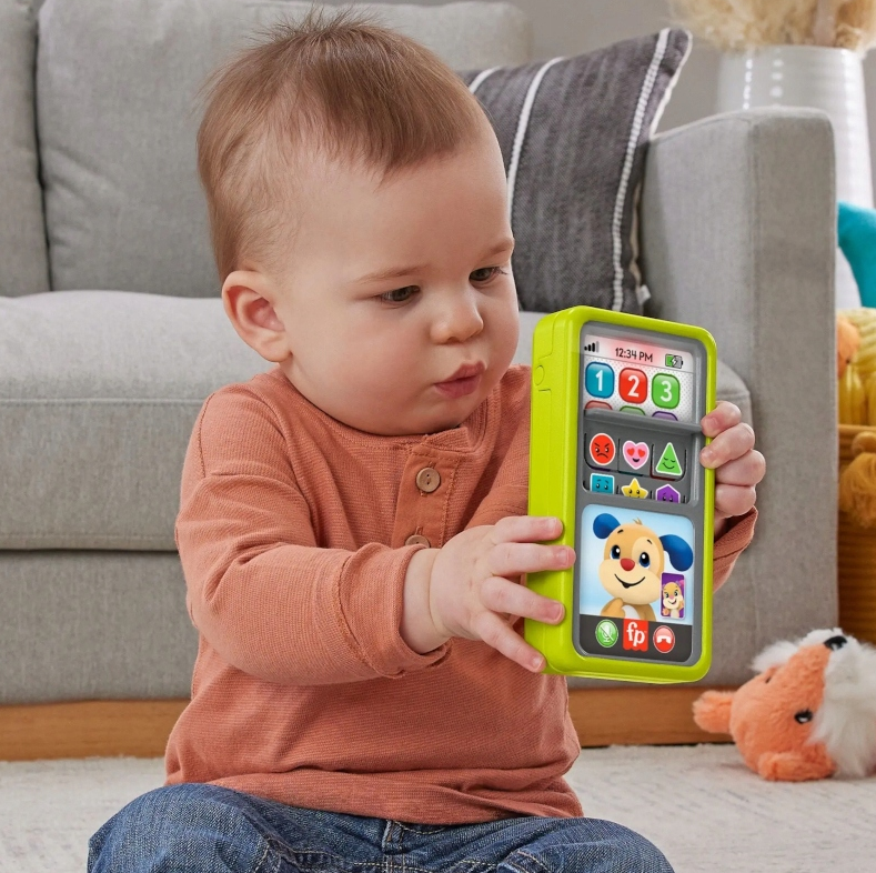 Fisher Price telefon intercativ primul meu smartphone 9-36 luni Limba englez asi maghiara