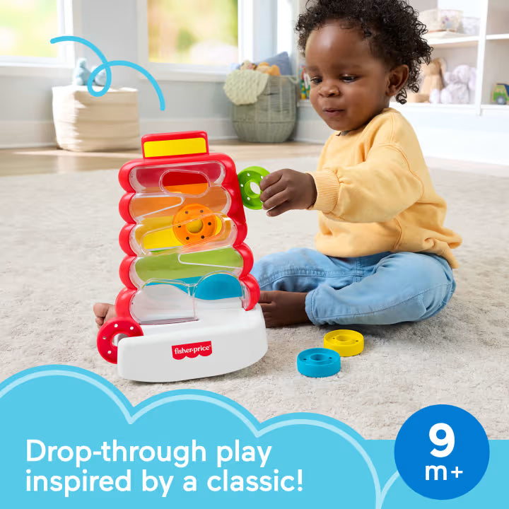 Fisher Price jucarie cu activitati turn cu inele 9m+