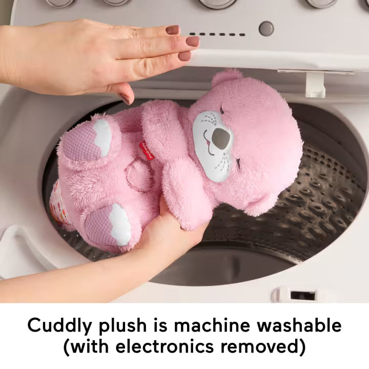 Fisher Price jucarie plus cu functii adorabile 0m+ Vidra roz adormita