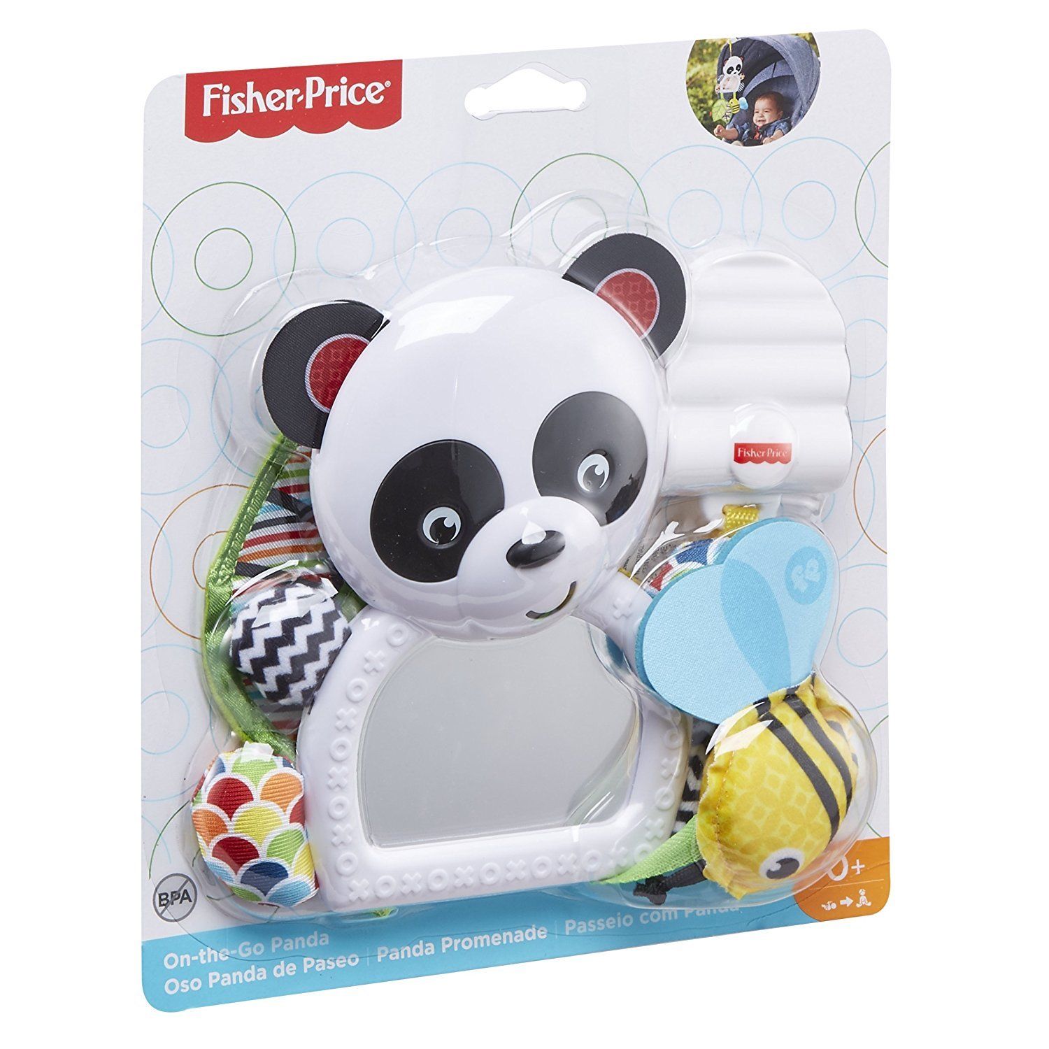 Fisher Price Jucarie educativa Panda On-the-Go 0m+ FGH91 08