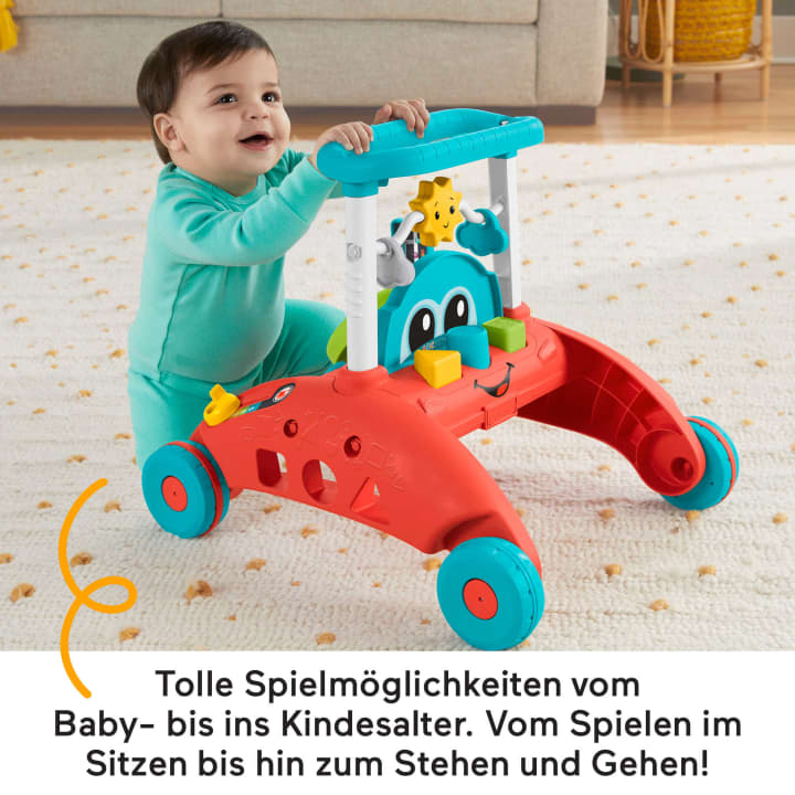 Fisher Price antepremergator 2in1 masinuta 6-36 luni limba maghiara