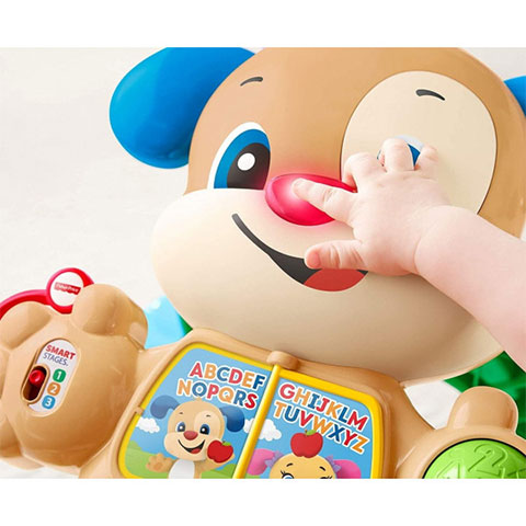 Fisher Price Antepremergator caine 6 luni+  Vorbeste in 4 limbi 03