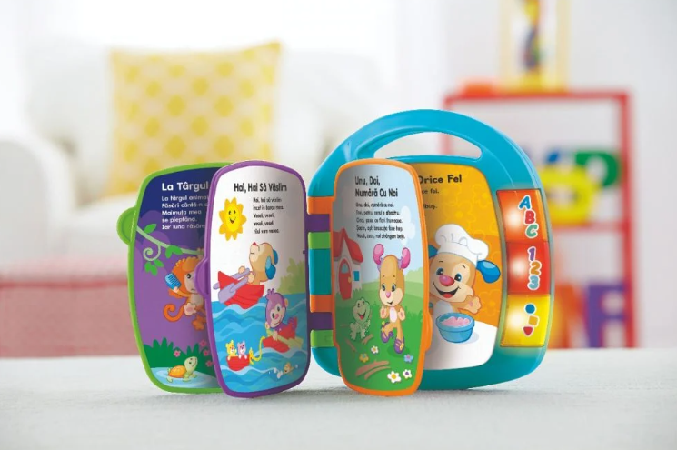 Fisher Price Cartea de povesti in limba romana 6-36 luni