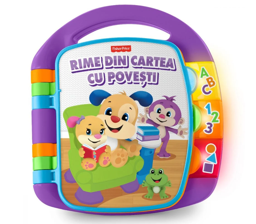 Fisher Price Cartea de povesti in limba romana 6-36 luni Imagine principală a produsului