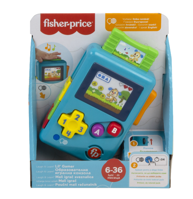 Fisher Price Consola interactiva de joc limba romana 6-36 luni