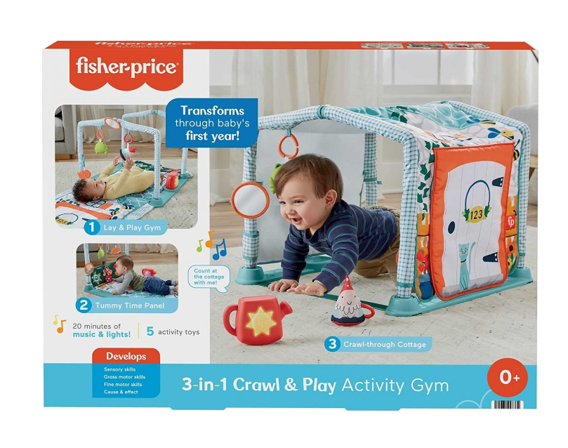 Fisher Price covor de joaca 3in1 Crawl&Play Activity Gym