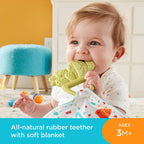 Fisher Price jucarie dentitie cu paturica 3m+