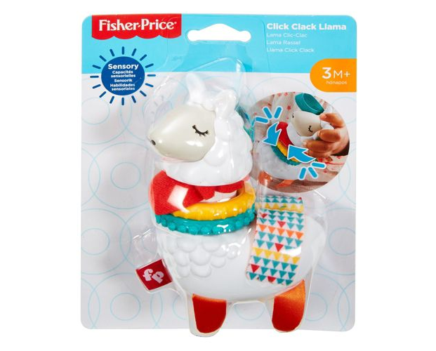 Fisher Price jucarie educativa Lama Click-Clack 3m+ FXC20 02