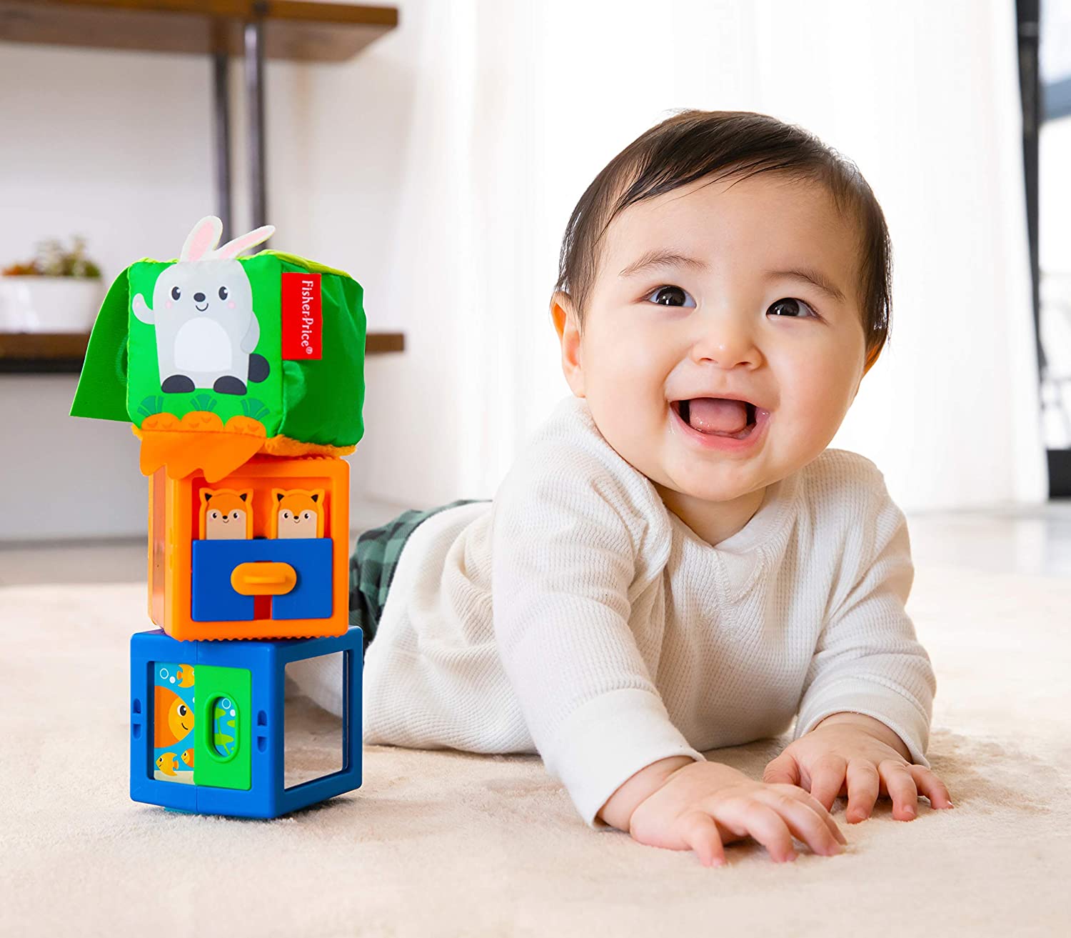 Fisher Price jucarie educativa set cuburi Stack&Discover 05