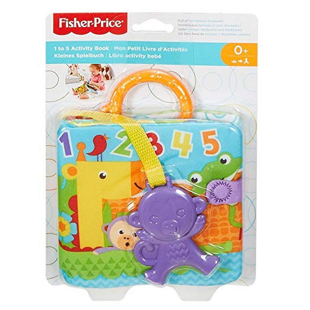 Fisher Price Jucarie interactiva carticica moale cu distractii 0m+  FGJ40 03