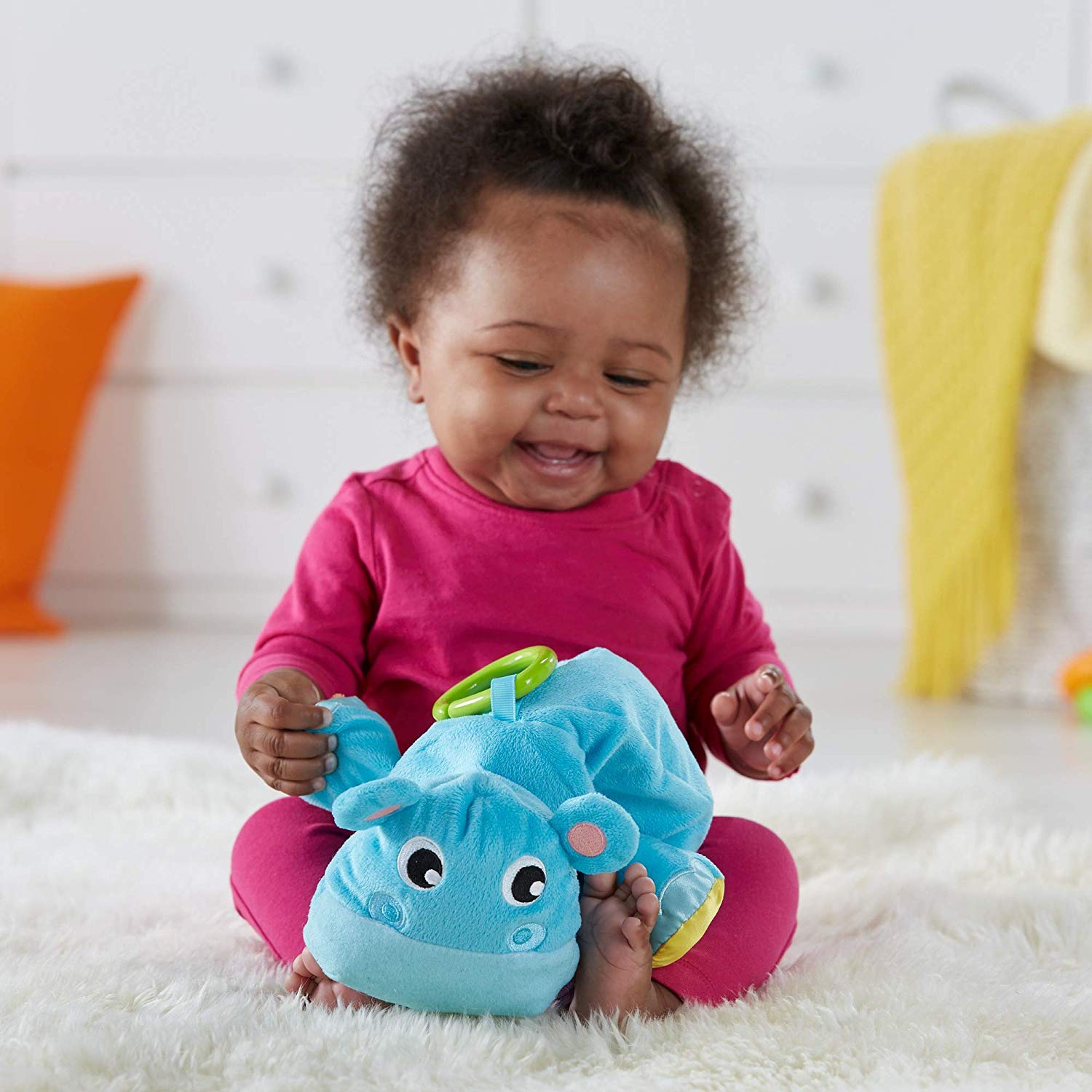 Fisher Price Jucarie senzoriala hipopotam 2in1 0m+ GFC35 06