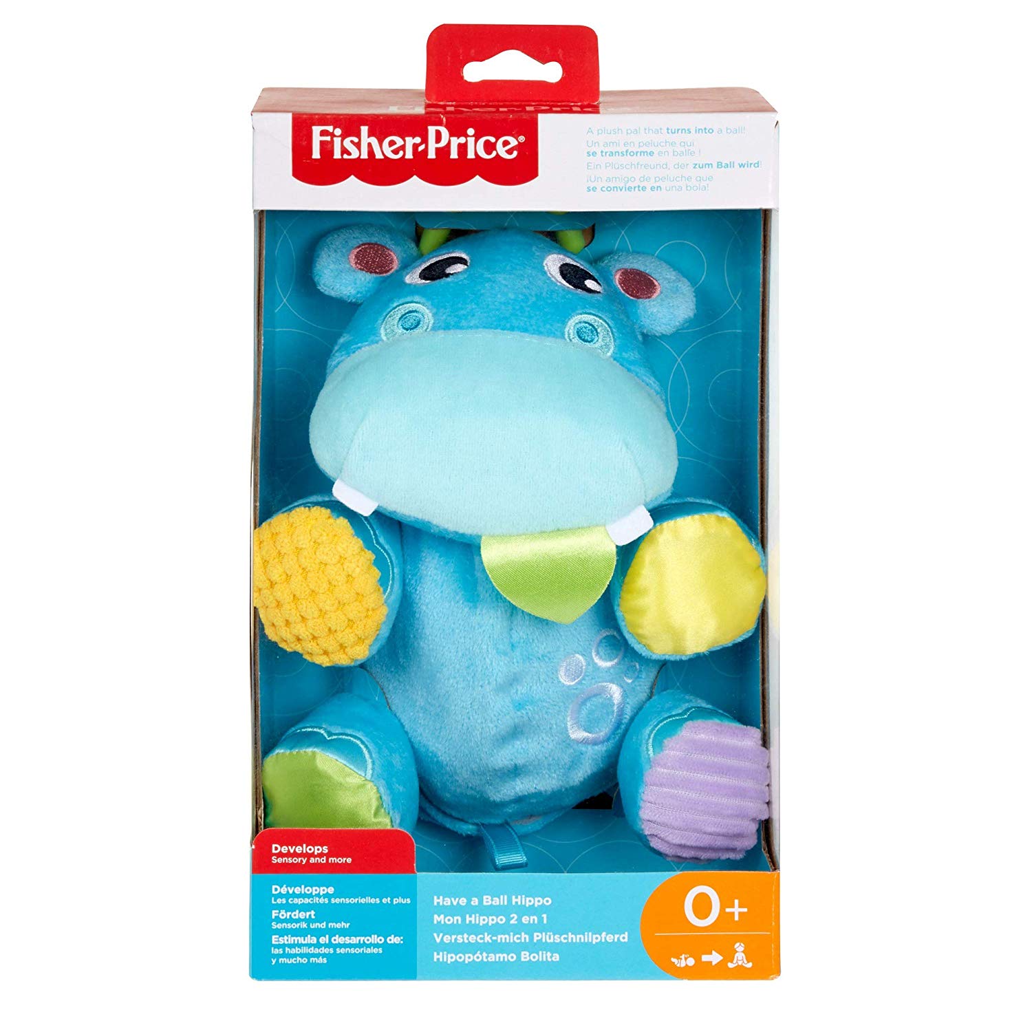 Fisher Price Jucarie senzoriala hipopotam 2in1 0m+ GFC35 08