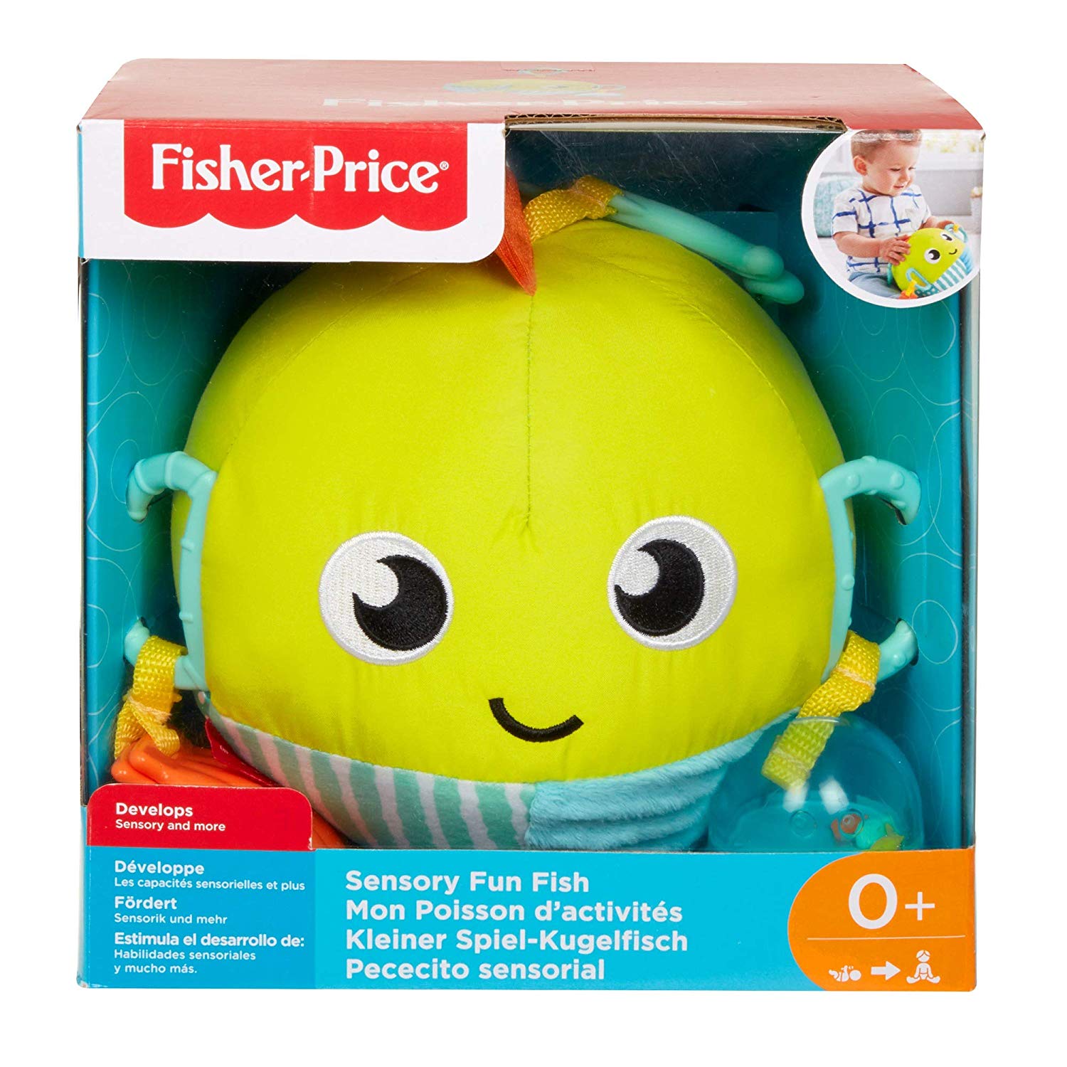 Fisher Price Jucarie senzoriala pestisor 0m+ GFC36 05