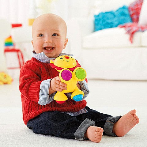 Fisher Price Jucarie zornaitoare Leul Click Clack de la  6 luni