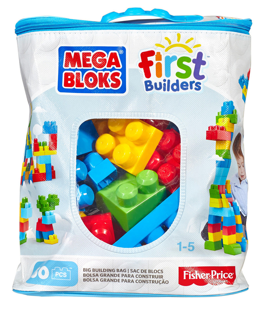 Fisher Price Mega Bloks First Builders jucarie set cuburi 12m+, 60 piese 01