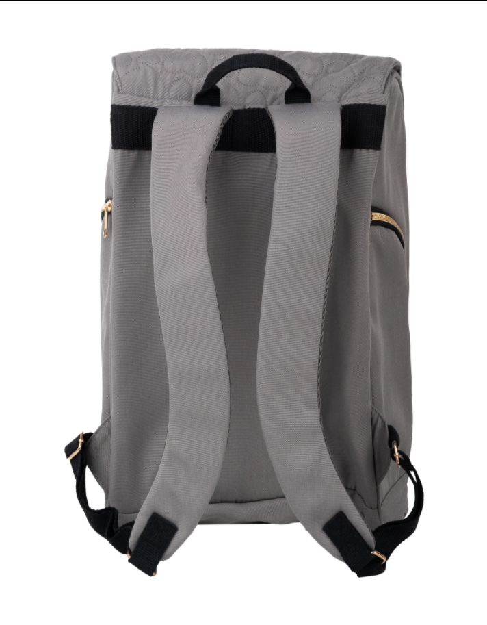 FreeON geanta mamici Backpack 0m+, Gold cu inimioare Imagine secundară a produsului