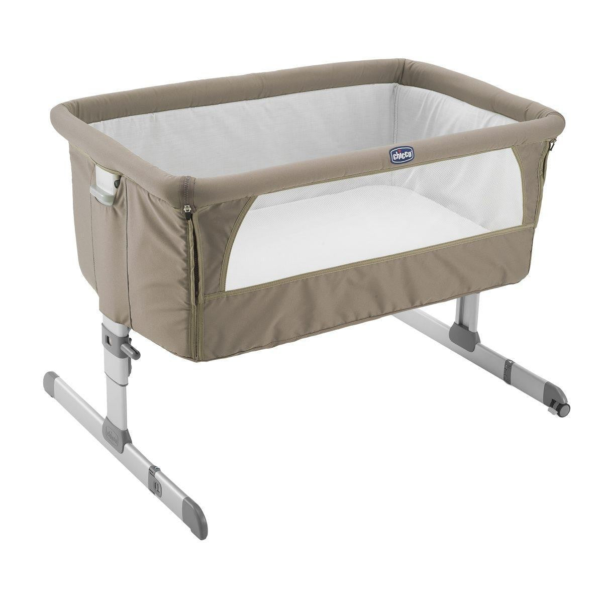 Chicco Patut atasabil Next 2 Me pentru 0m+ Dove Grey