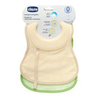 Chicco Bavetica frotir cu snur pentru suzeta 2buc/set 0m+