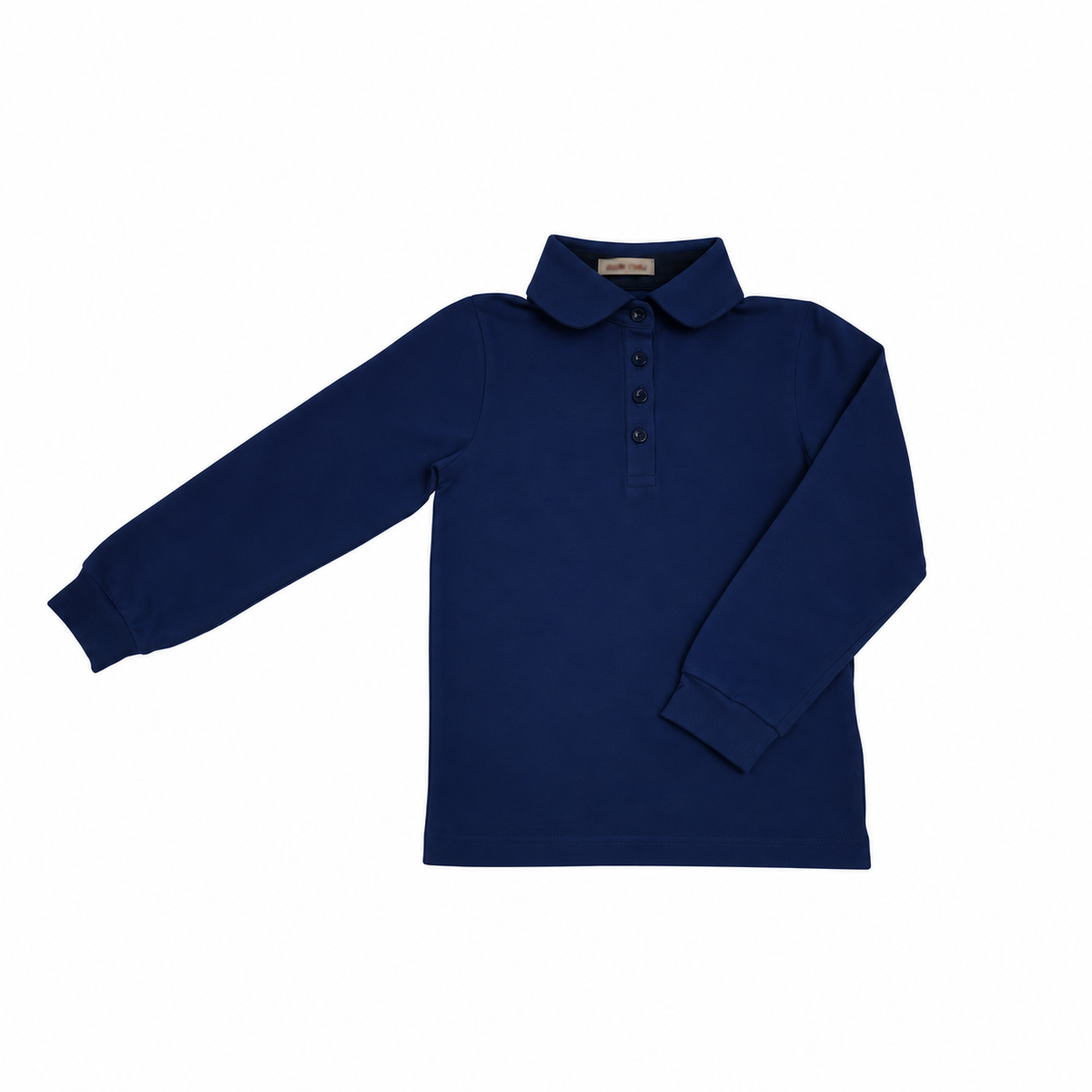 Uniforma camasa fete Gabriela cu maneca lunga 5-12 ani Dark Blue
