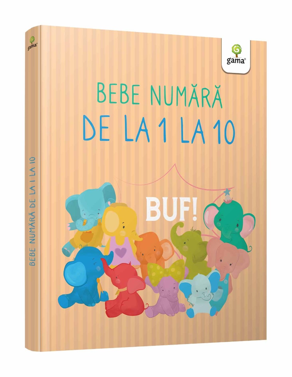 Gama carte Cartile lui bebe 0m+ Bebe numara de la 1 la 10