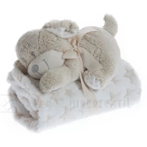 Gamberritos patura 80x110 cm cu cadou plus 0m+ Catel Beige Imagine principală a produsului