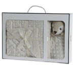 Gamberritos patura 80x110 cm cu cadou plus 0m+ Beige cu caprioara