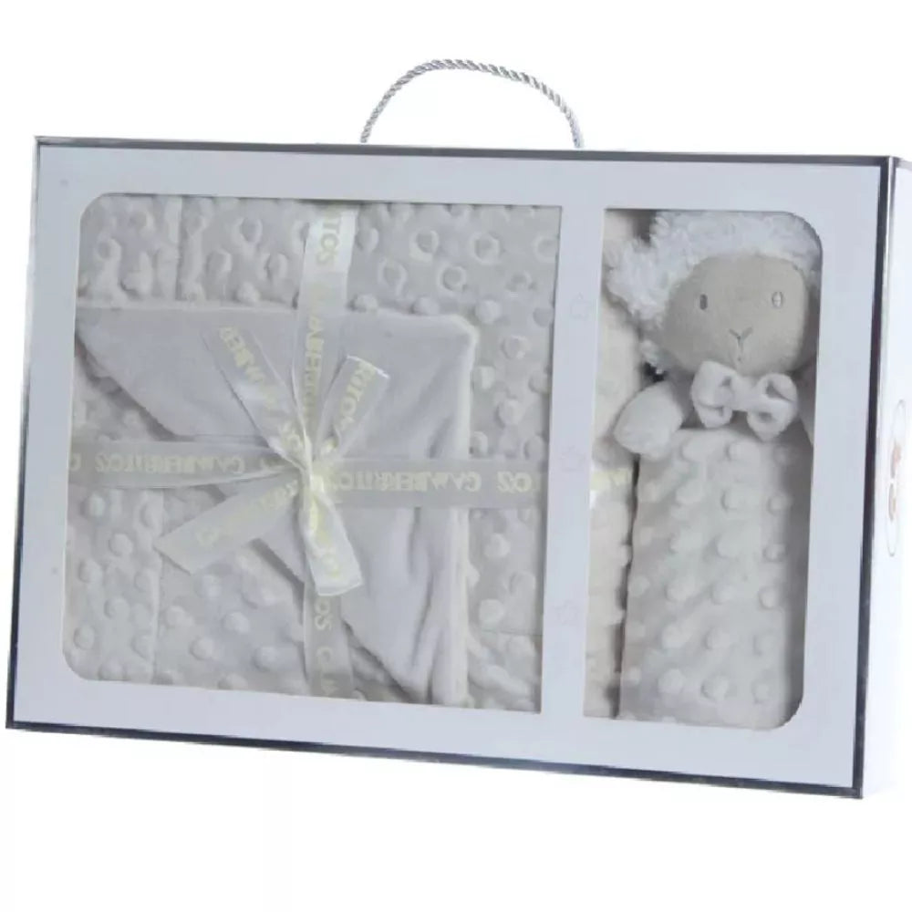 Gamberritos patura 80x110 cm cu cadou plus 0m+ Roz cu caprioara Imagine principală a produsului