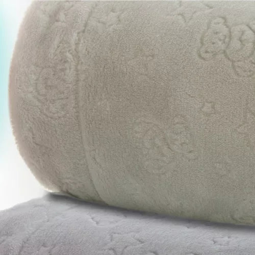 Gamberritos patura 80x110 cm cu ursulet si stelute 0m+ Beige Imagine principală a produsului