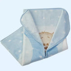 Gamberritos patura plusata 80x90 cm cu fermoar 0m+ Blue cu ursulet
