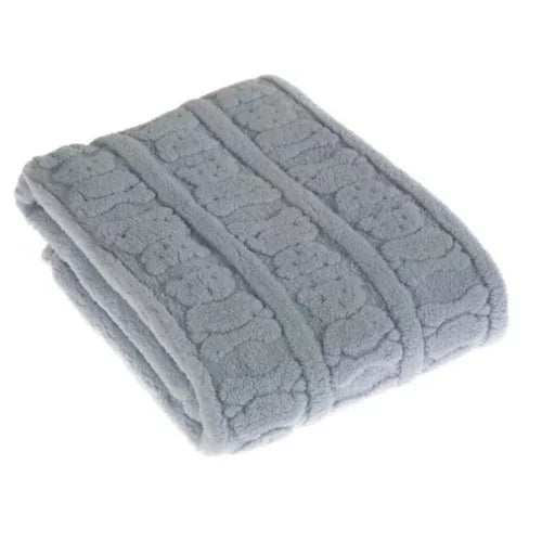 Gamberritos patura 80x110 cm Wellsoft cu ursuleti 0m+ Blue Imagine principală a produsului