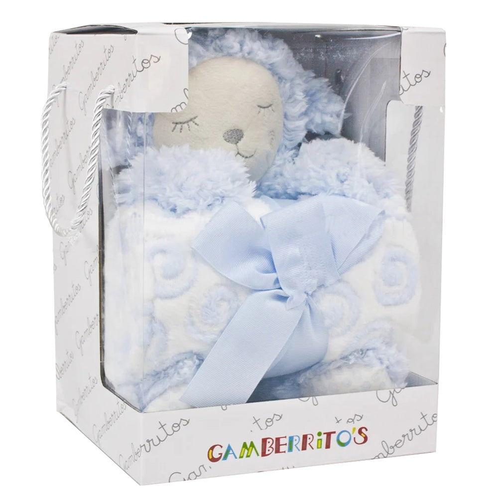 Gamberritos patura 80x110 cm cu cadou plus 0m+, Oita Blue Imagine principală a produsului