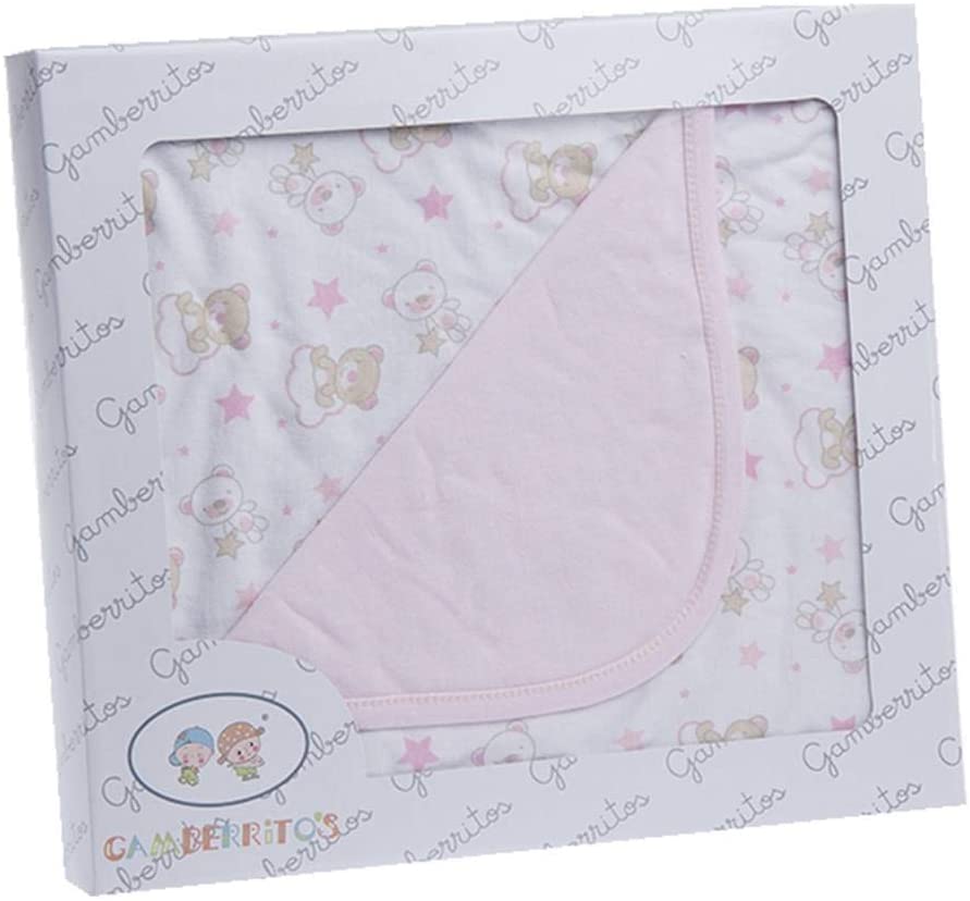 Gamberritos patura cu doua fete 80x80 cm 0m+, Roz