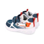 Garvalin By Biomecanics pantofi sport baieti cu LED 22-25 Mat Azul cu racheta