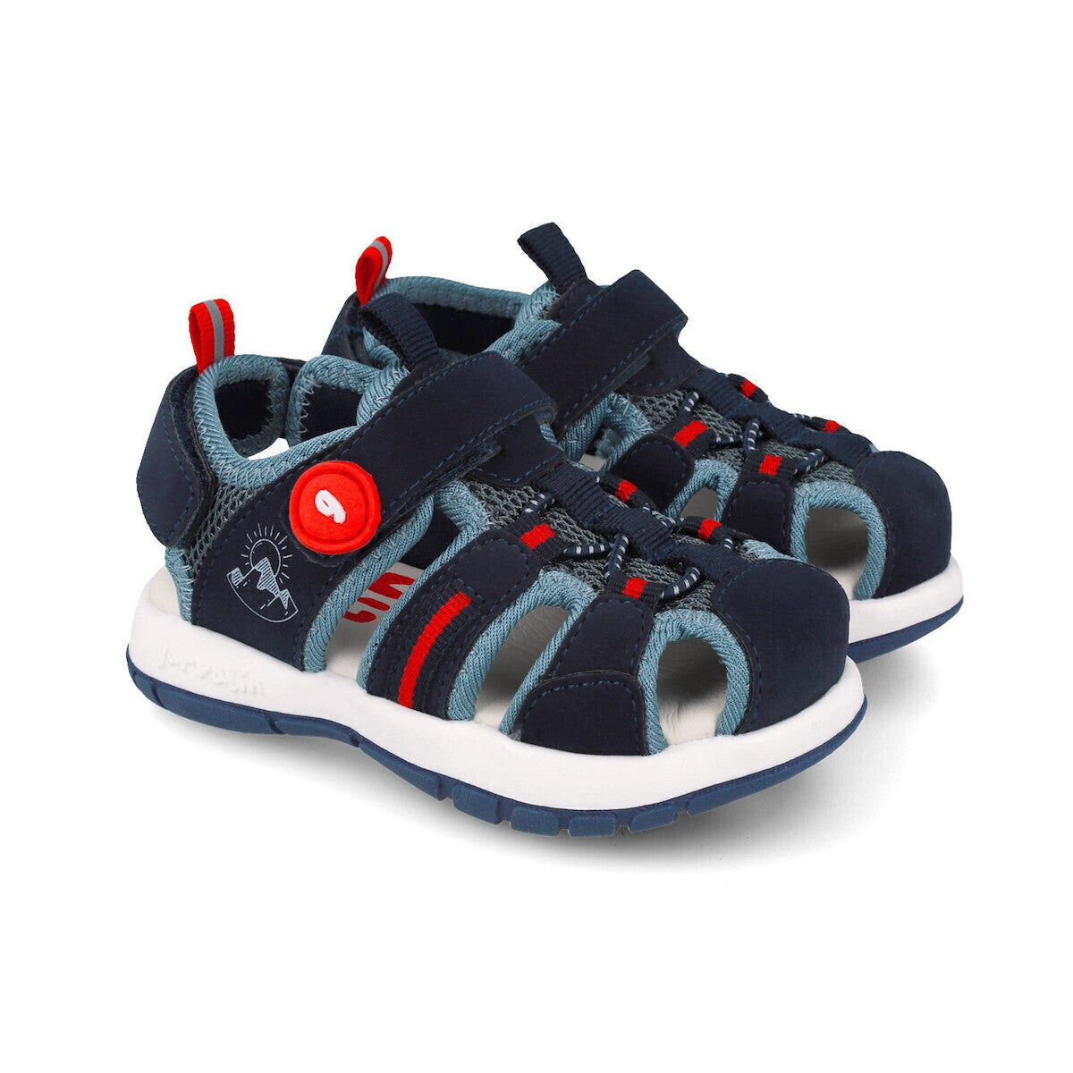 Garvalin By Biomecanics sandale baieti 29-32 Mat Azul Marino Imagine principală a produsului