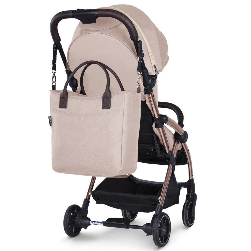 Leclerc geanta mamici pentru carucior 0m+ Grey Melange Imagine secundară a produsului