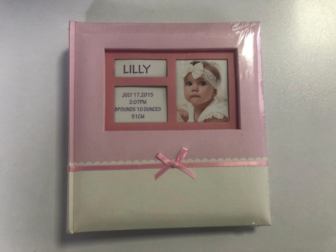 Gedeon album foto bebelusi 200 poze 10x15 cm 0m+ Roz Lilly