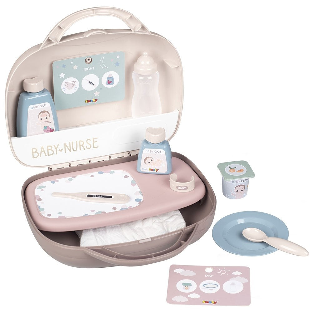 Smoby gentuta pentru ingrijire papusi Baby Nurse 3 ani+ Crem Imagine principală a produsului
