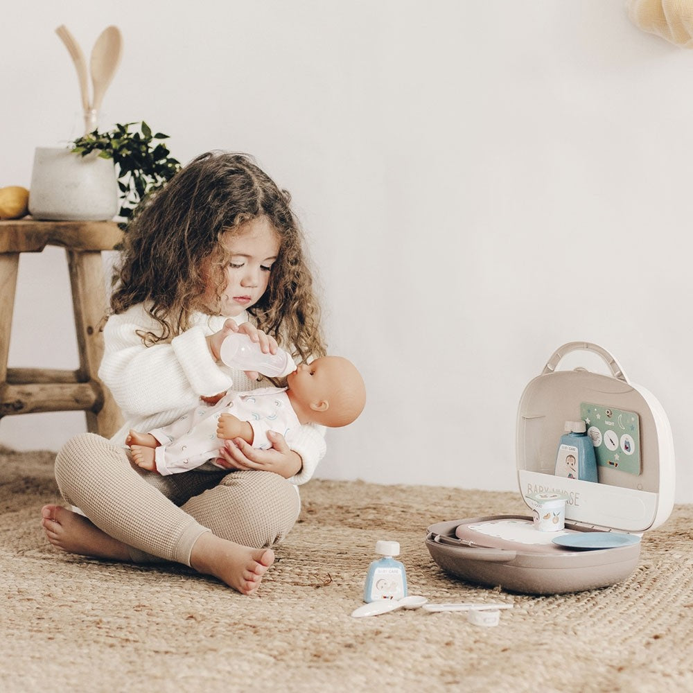 Smoby gentuta pentru ingrijire papusi Baby Nurse 3 ani+ Crem