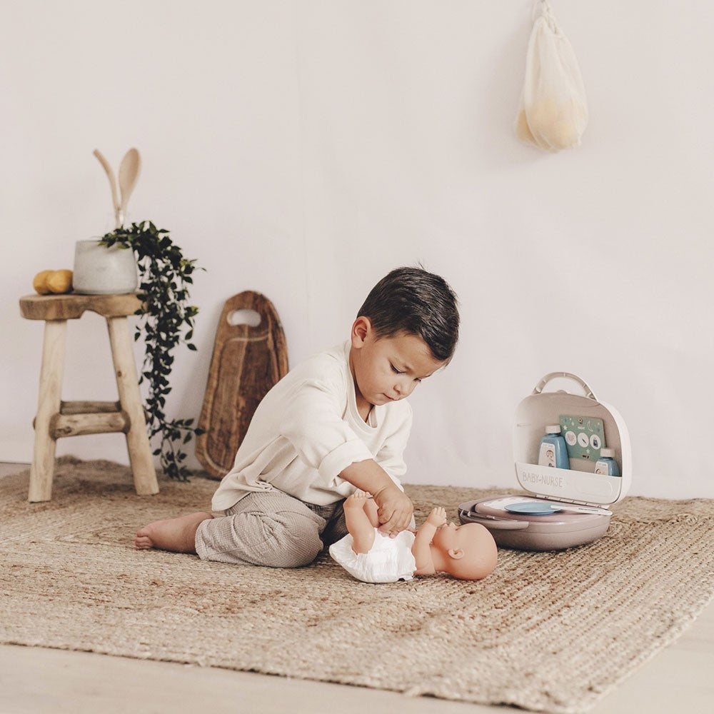 Smoby gentuta pentru ingrijire papusi Baby Nurse 3 ani+ Crem