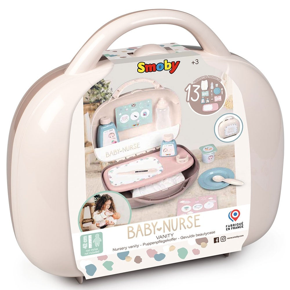 Smoby gentuta pentru ingrijire papusi Baby Nurse 3 ani+ Crem